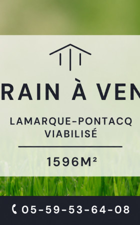 Terrain  LAMARQUE PONTACQ