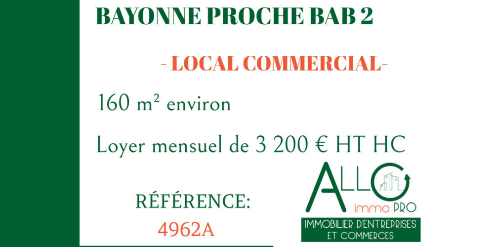 local commercial à BAYONNE (64100)