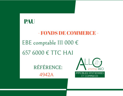fond de commerce  PAU