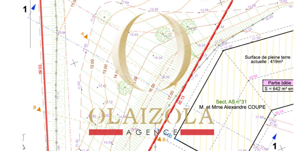 terrain à BASSUSSARRY (64200)