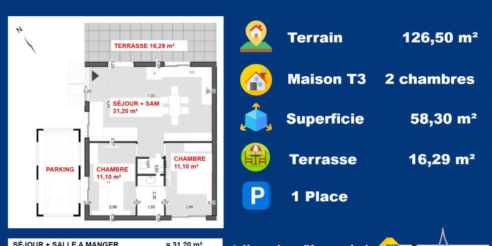 maison à SALIES DE BEARN (64270)