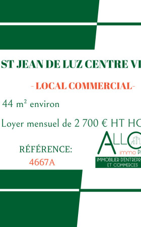 Local commercial  ST JEAN DE LUZ