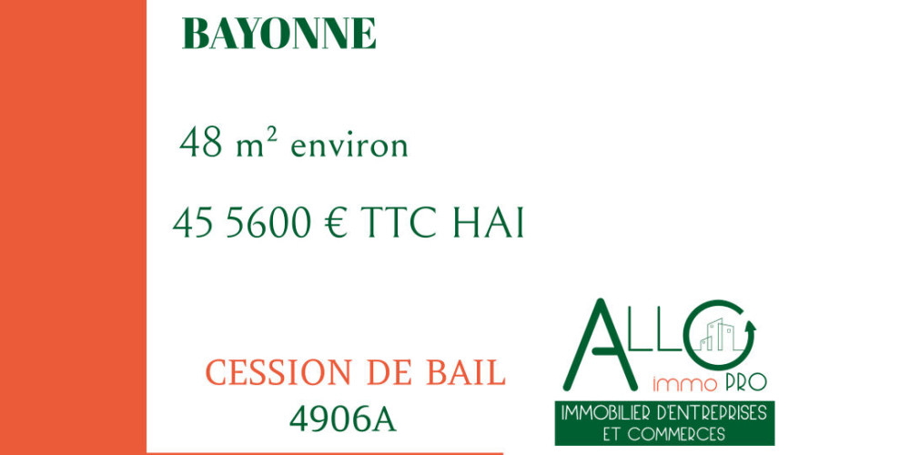 local commercial à BAYONNE (64100)