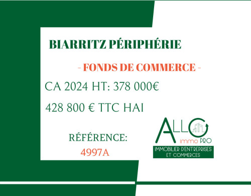 fond de commerce  BIARRITZ