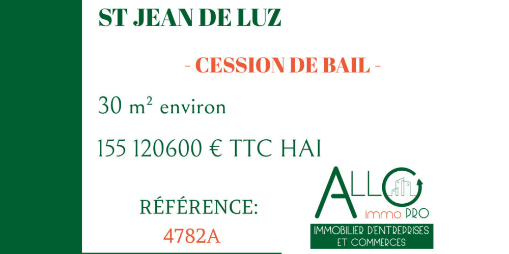 local commercial à ST JEAN DE LUZ (64500)