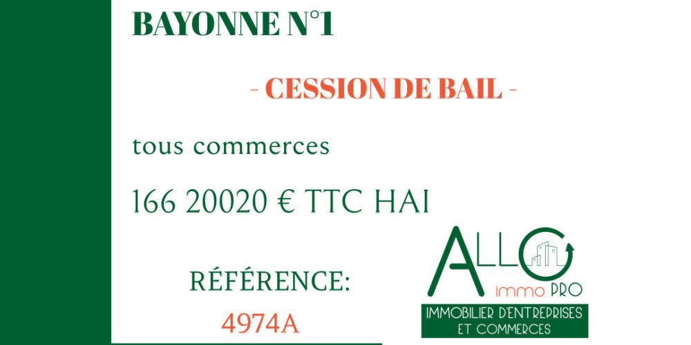 local commercial à BAYONNE (64100)