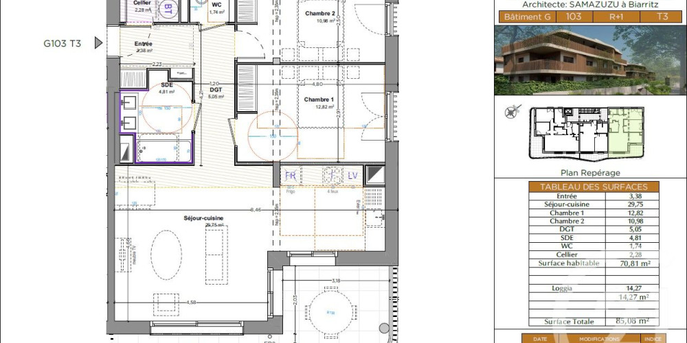 appartement à HENDAYE (64700)