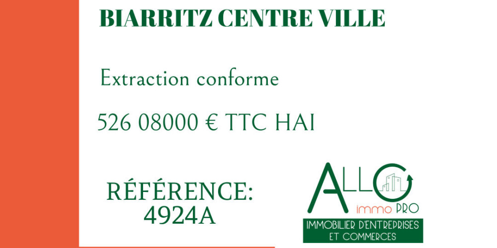 fond de commerce à BIARRITZ (64200)