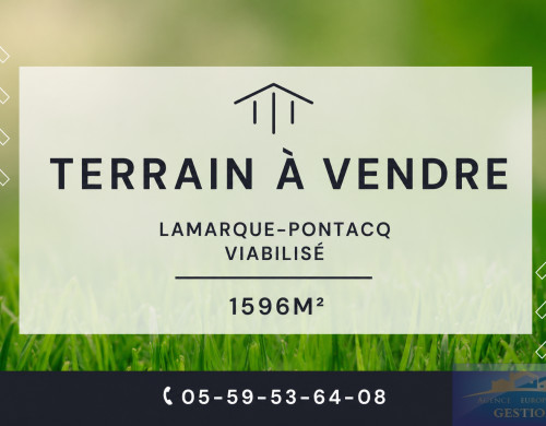 terrain  LAMARQUE PONTACQ