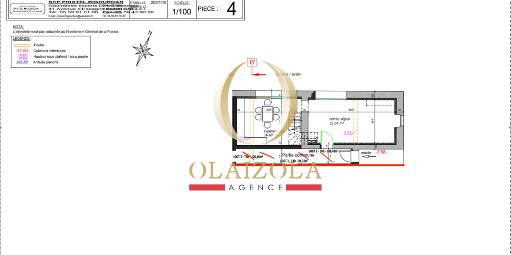 appartement à SARE (64310)