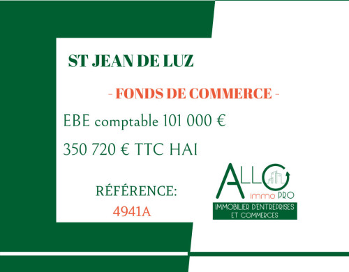 fond de commerce  ST JEAN DE LUZ