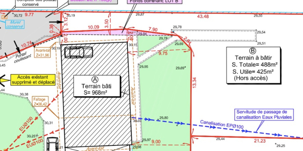 terrain à ANGLET (64600)