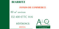 fond de commerce à BIARRITZ (64200)