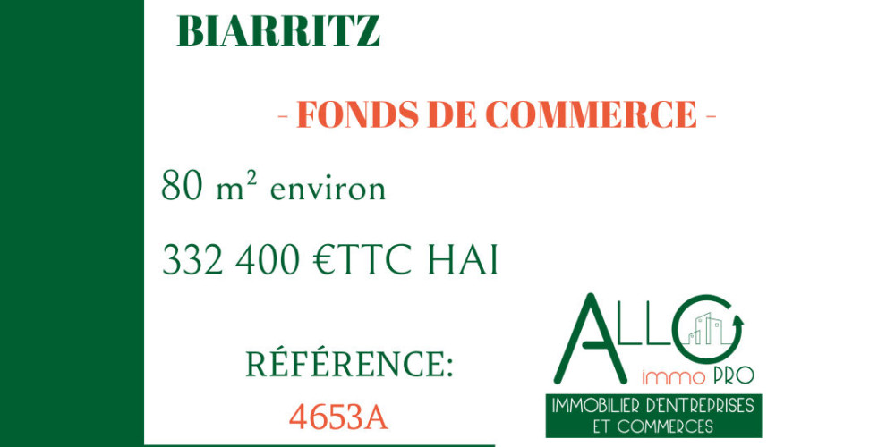 fond de commerce à BIARRITZ (64200)