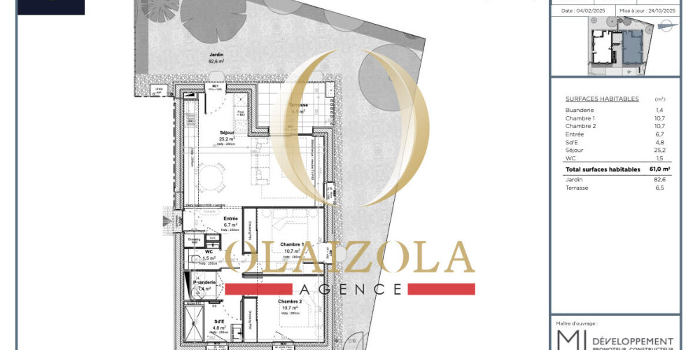 appartement à BIDART (64210)