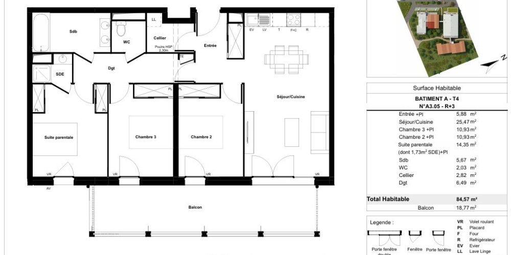 appartement à BAYONNE (64100)