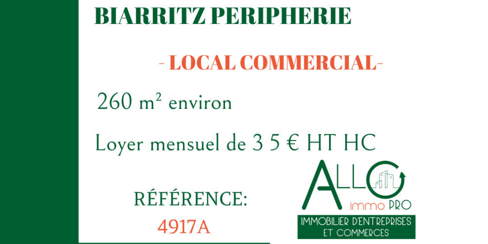 local commercial à ANGLET (64600)